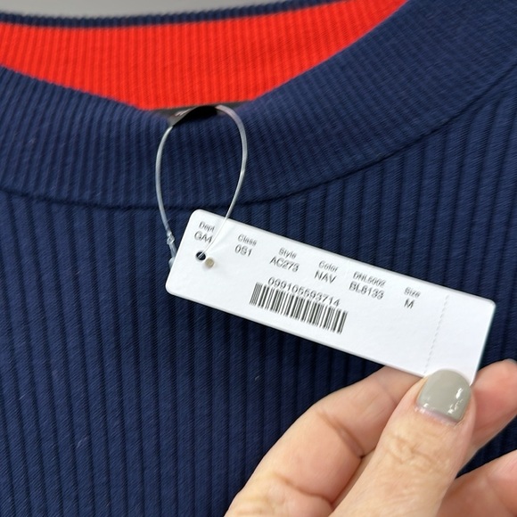 J CREW Ribbed sweater-dress In Navy Blue Size Medium - Picture 5 of 10